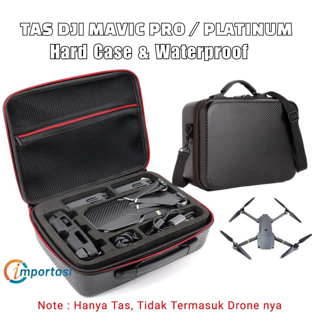 Tas Drone DJI MAVIC PRO / MAVIC PLATINUM Hard Case Eva Bag Selempang