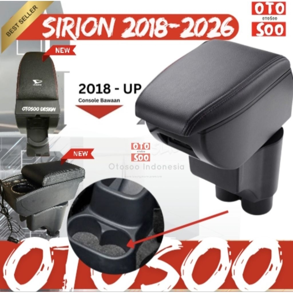 OTOSOO ARMREST SIRION 2018-2025 - CONSOLE BOX NEW SIRION 2018-2025