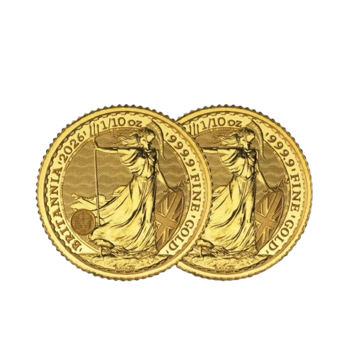 Koin Emas Gold Britannia 2026 | Gold Coin 0.1 - 025 - 0.5 Fine Gold 9999 - 100% Original