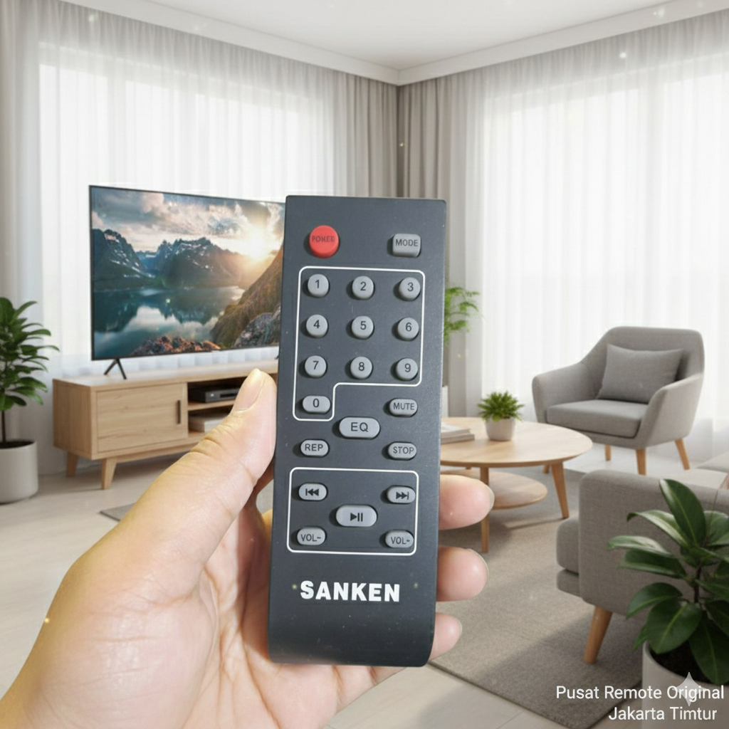 REMOTE REMOT DVD PLAYER SANKEN KECIL ORIGINAL ASLI