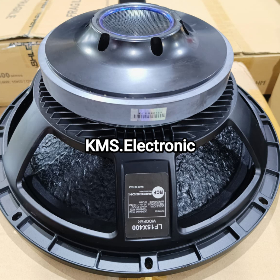 Speaker RCF 15" Type 15X400 Coil 4" Karakter Subwoofer Dijamin Clarity dan Full Coating Grade A Magn