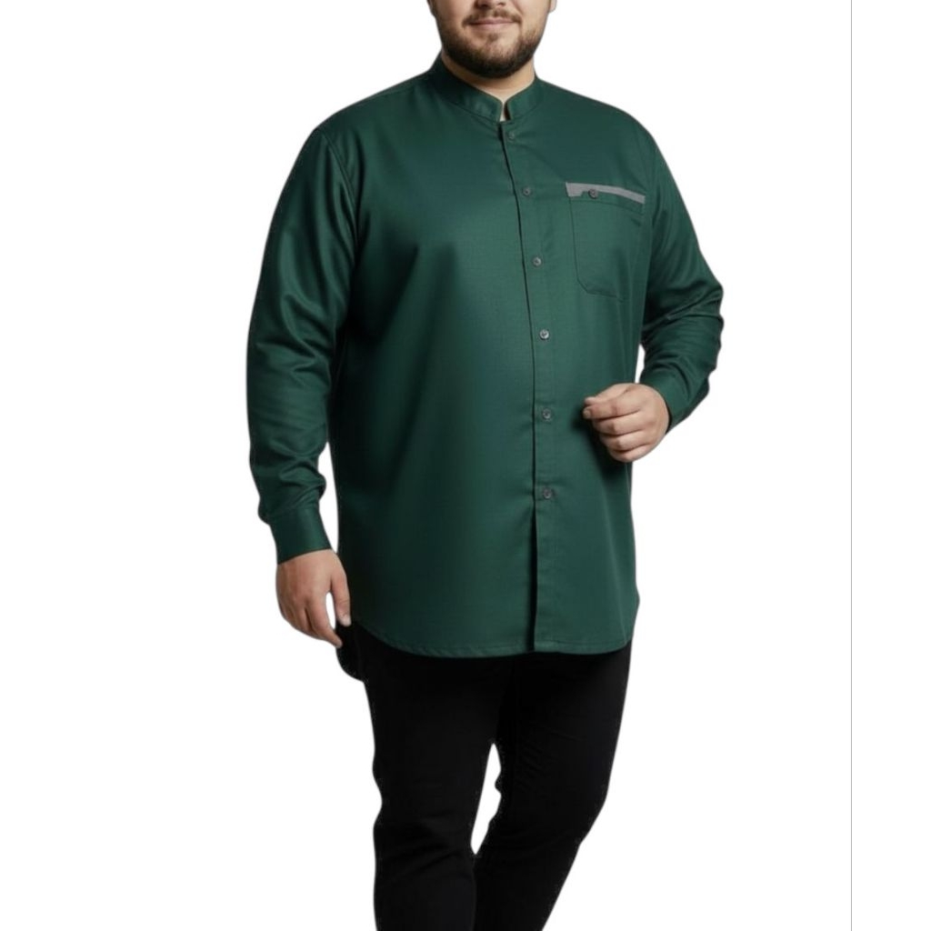 KOKO DEWASA LENGAN PANJANG WARNA HIJAU BOTOL