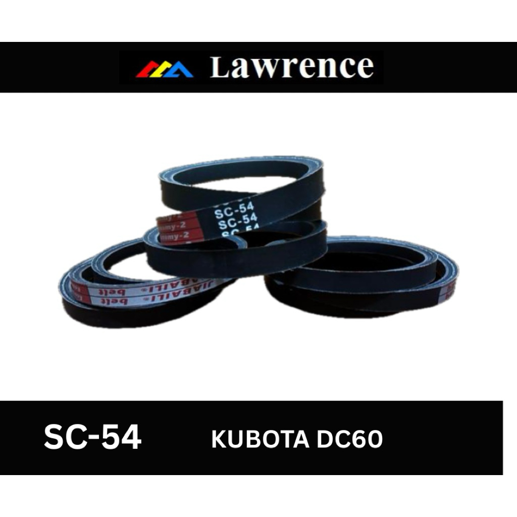 VBELT SC54 KUBOTA DC60 COMBINE HARVESTER