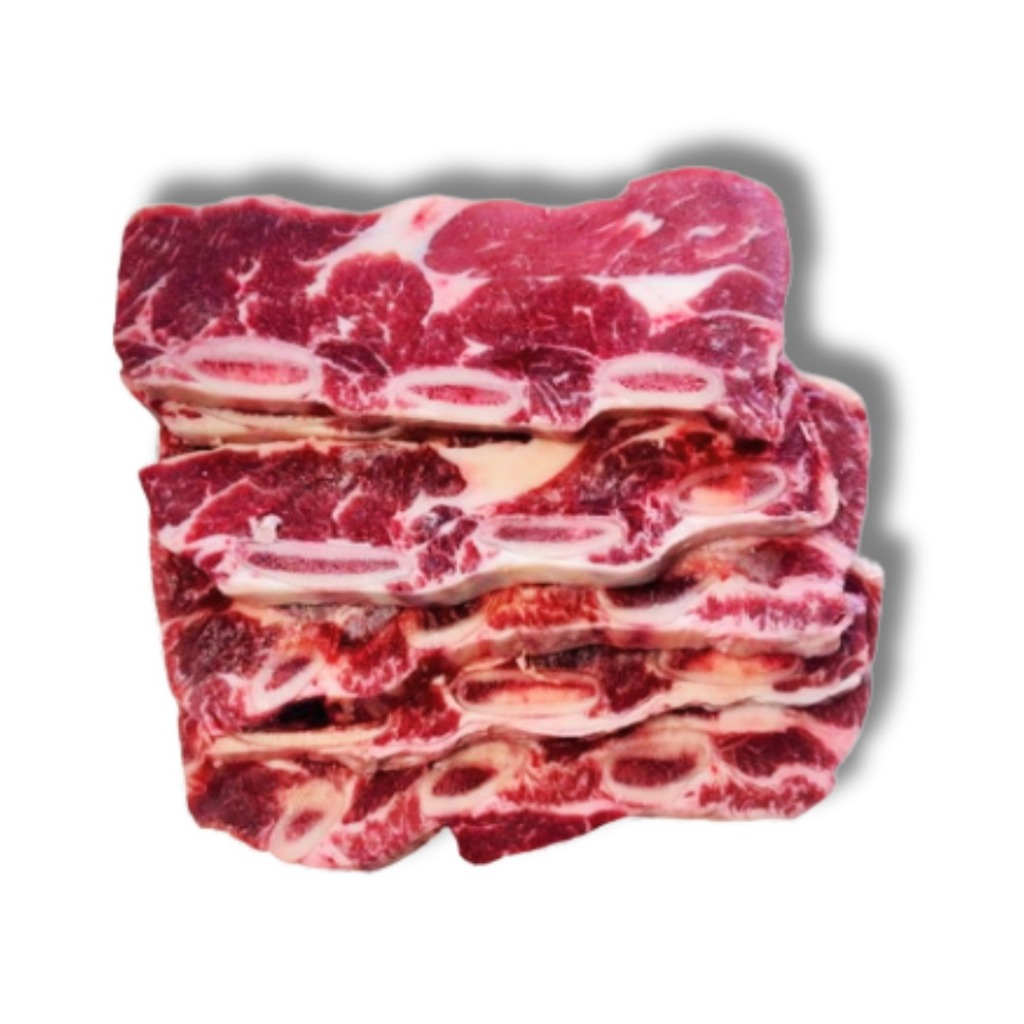 Daging Sapi US Prime Short Ribs Bonein Beef Kalbi Cut 1cm marbling4+
