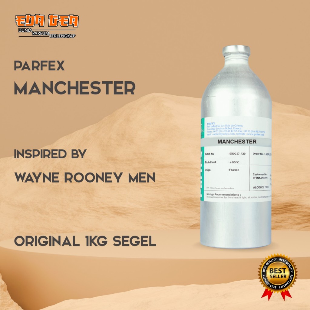 bibit parfum murni MANCHESTER / WAYNE ROONEY MEN PARFEX 1KG SEGEL