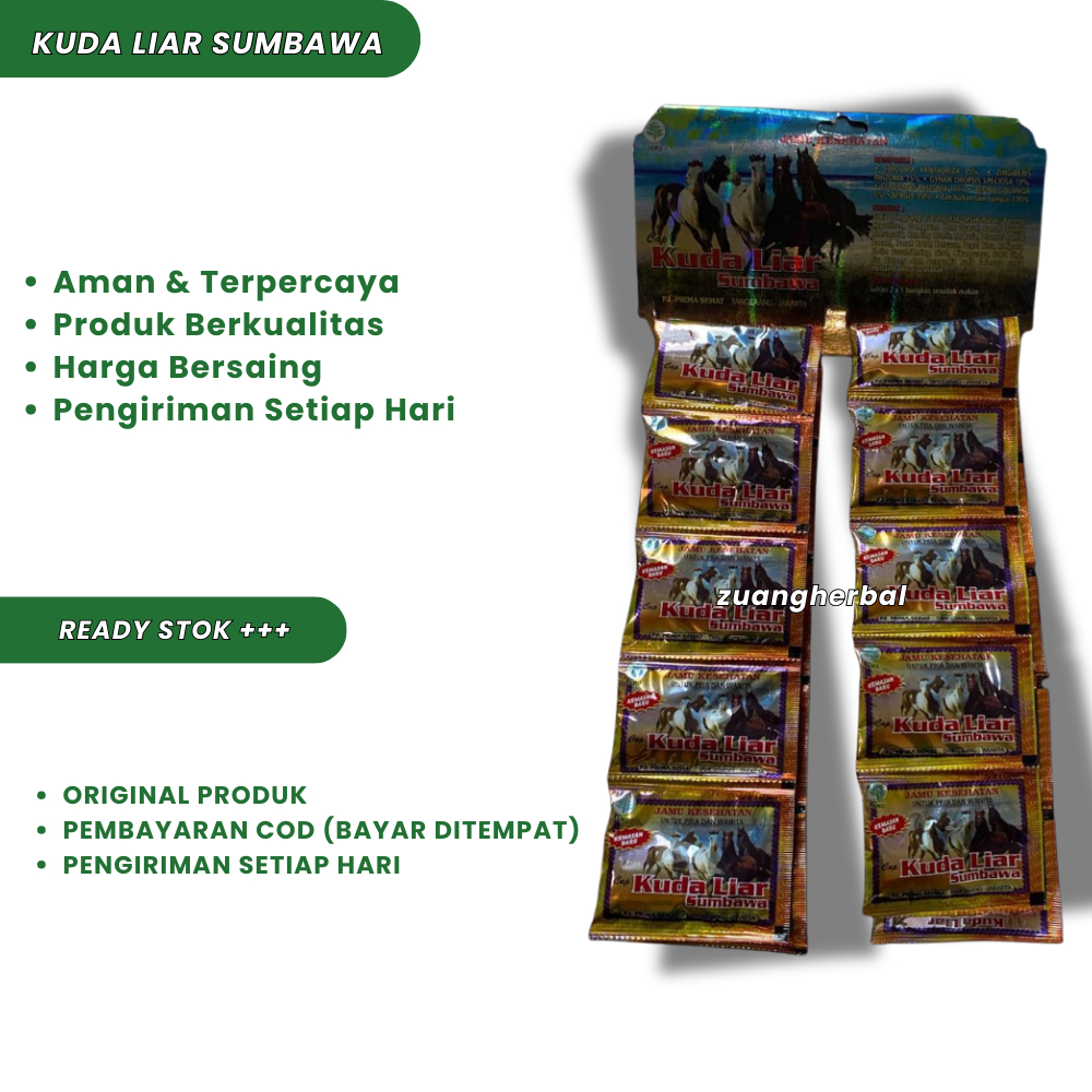 Kuda Liar Sumbawa Original Kapsul Asam Urat