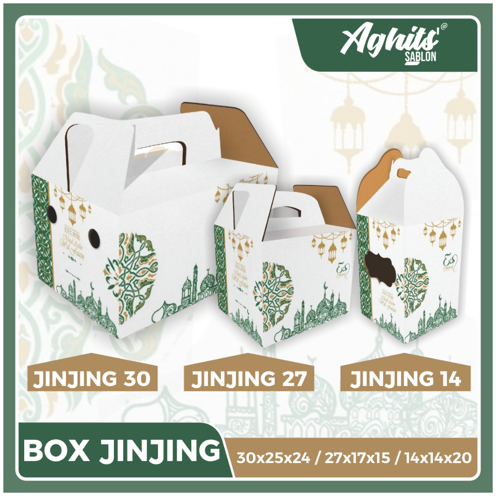 Kardus Parcel Jinjing Lebaran Idul Fitri