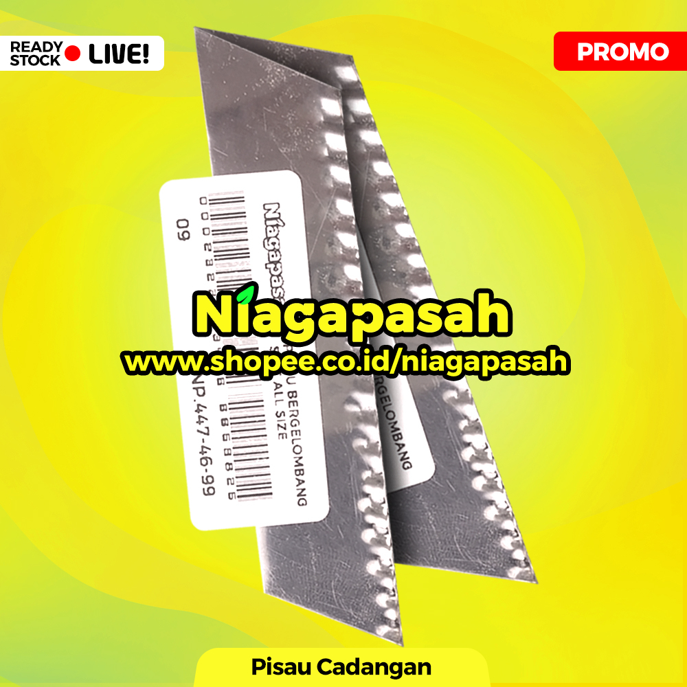 Pisau GELOMBANG satuan pengiris keripik