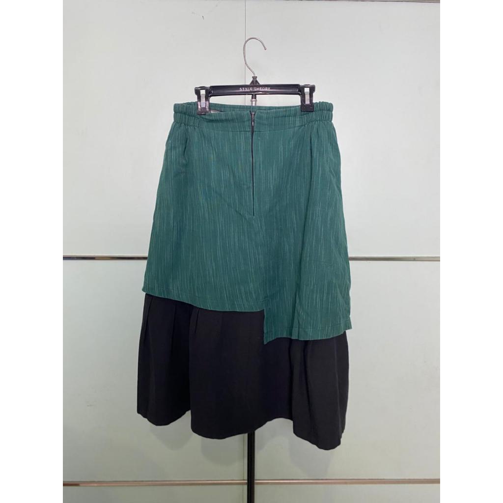 Style Theory -Oemah Etnik Skirt Rok semi Rampel model A-Line Rok Formal-15