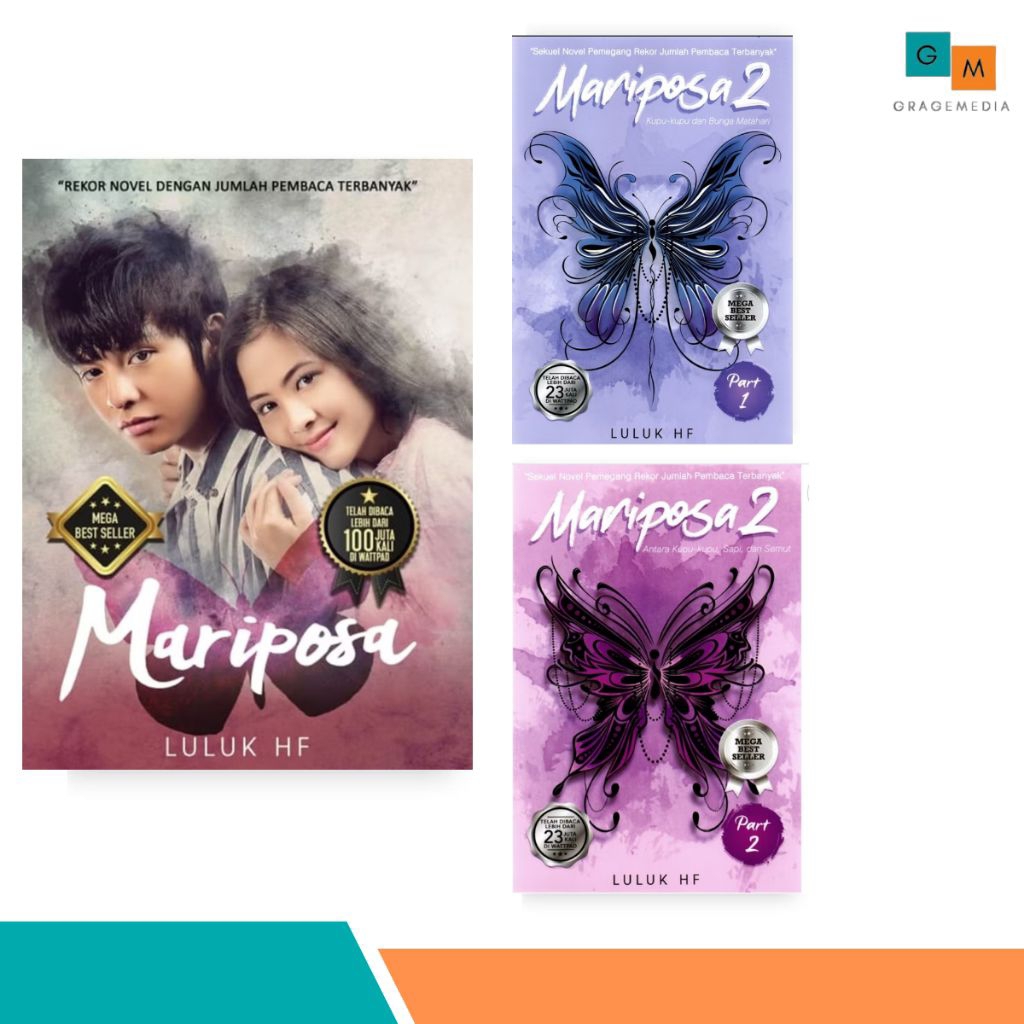 Novel Mariposa - Mariposa 2 Part 1 - Mariposa 2 Part 2 - Luluk HF - Coconut