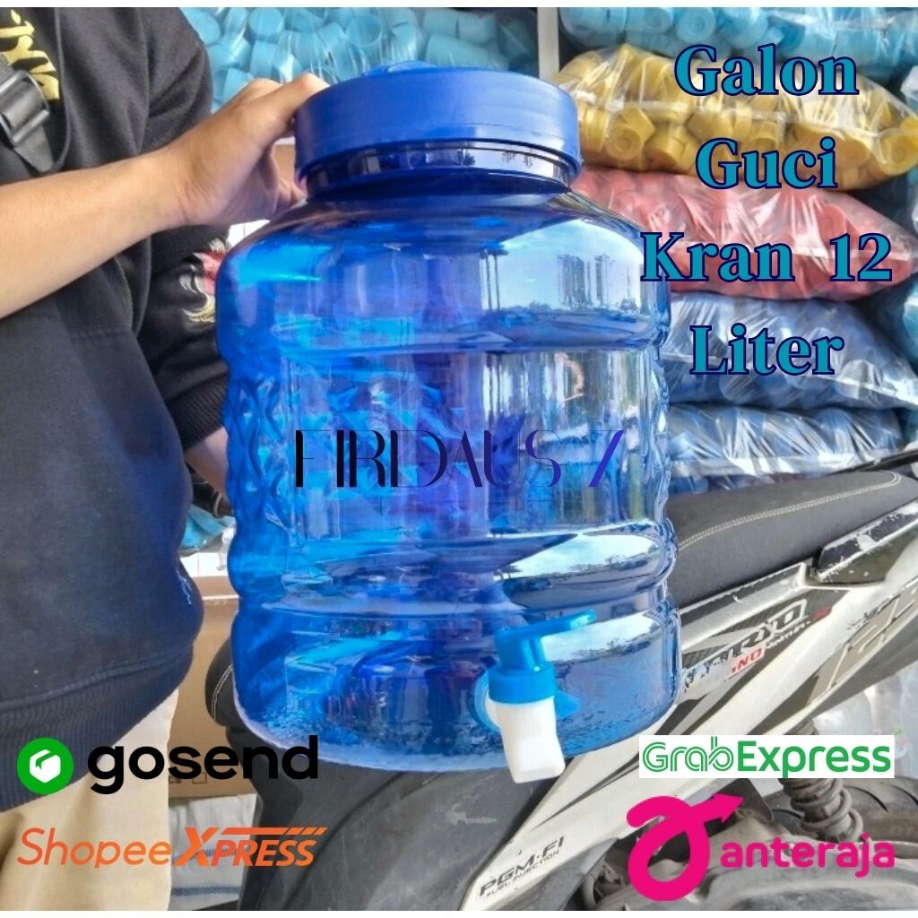 Galon Guci Keran 12 Liter/Galon Air Minum