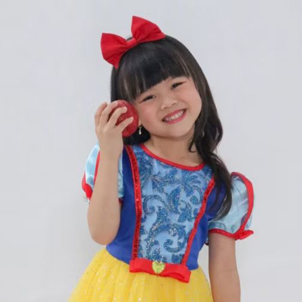 Balloon - Snow white Princess Dress - dress anak anak 4-10