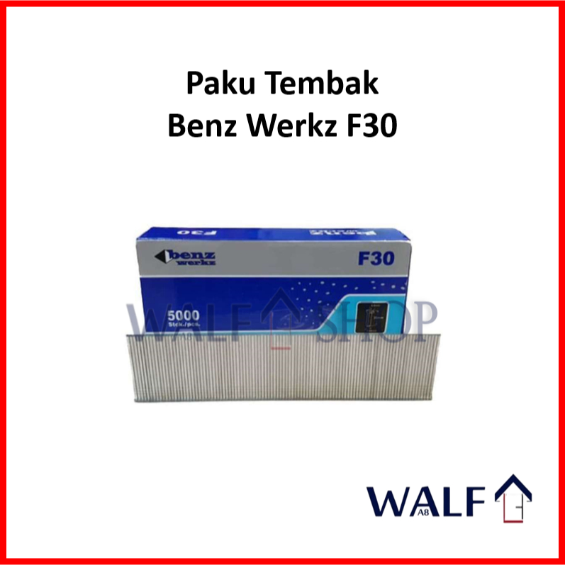 Paku Tembak Benz Werkz F30 | Isi Paku Untuk Mesin Paku Tembak | Staples F30