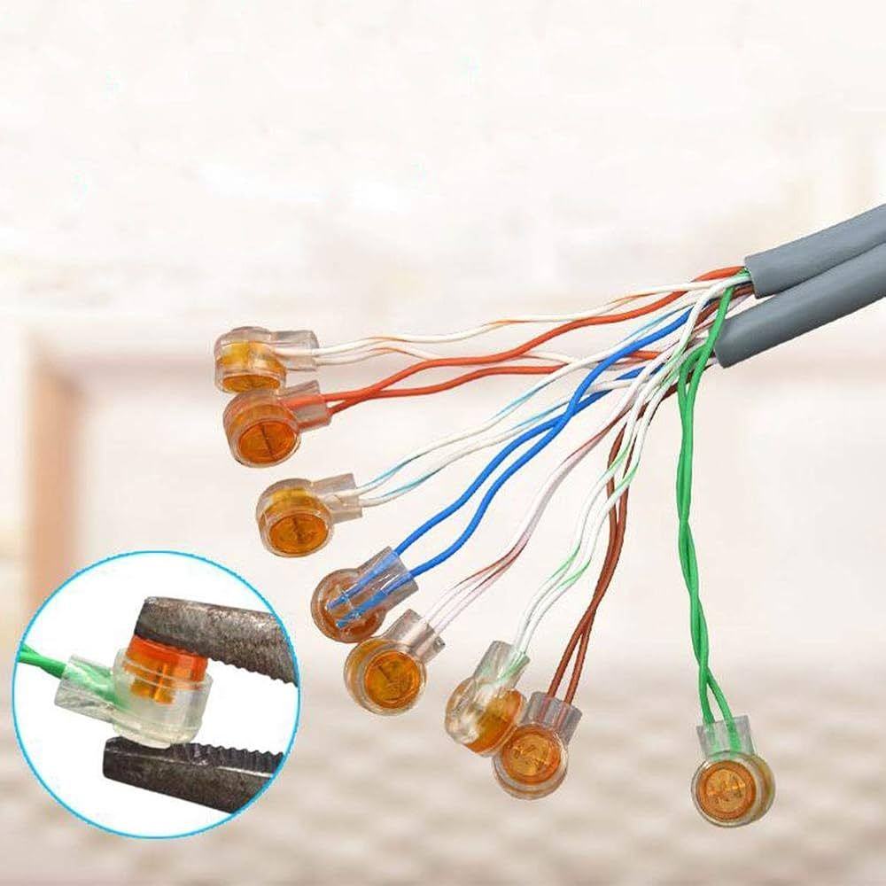 Klem Konektor Jagung Penyambung 2 Kabel Scotch Lock Listrik Lampu UY2