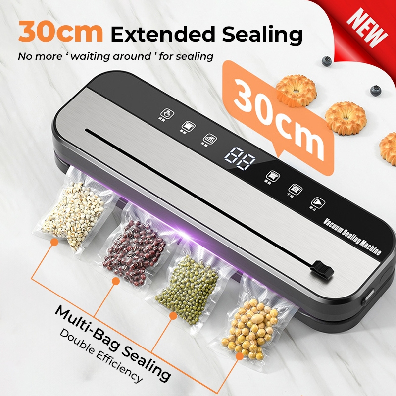 Vacum Sealer 75Kpa Otomatis Automatic 4 in 1 Alat Vakum Makanan Food Sealer Basah Dan Kering Wet Dry