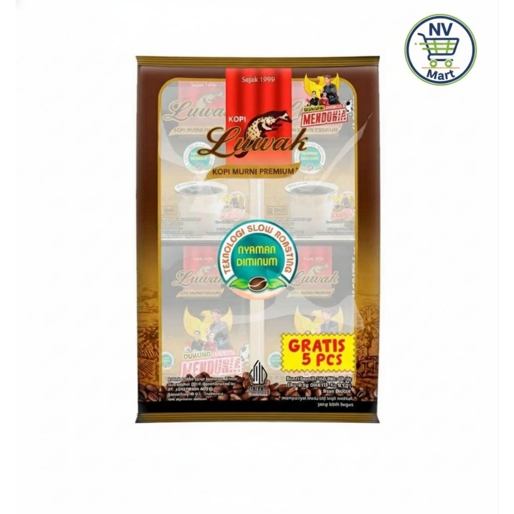Luwak Kopi Murni Premium 14 Sachet