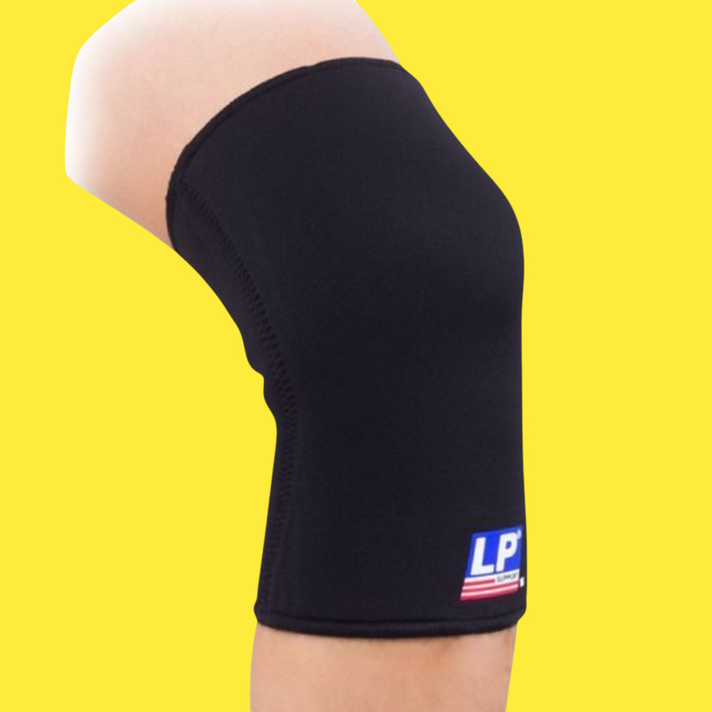 Knee Support LP Support Compression Neoprene Deker Lutut Badminton Voli Basket