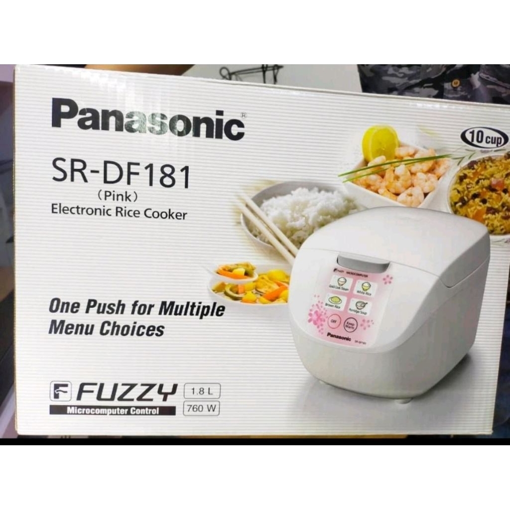 PANASONIC RICE COOKER SR - DF 181 DIGITAL 1,8 L FUZZY