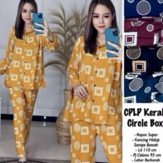 SETELAN TIE DYE MOTIF KOTAK/ONE SET DEWASA/SETELAN PANJANG/SETELAN WANITA