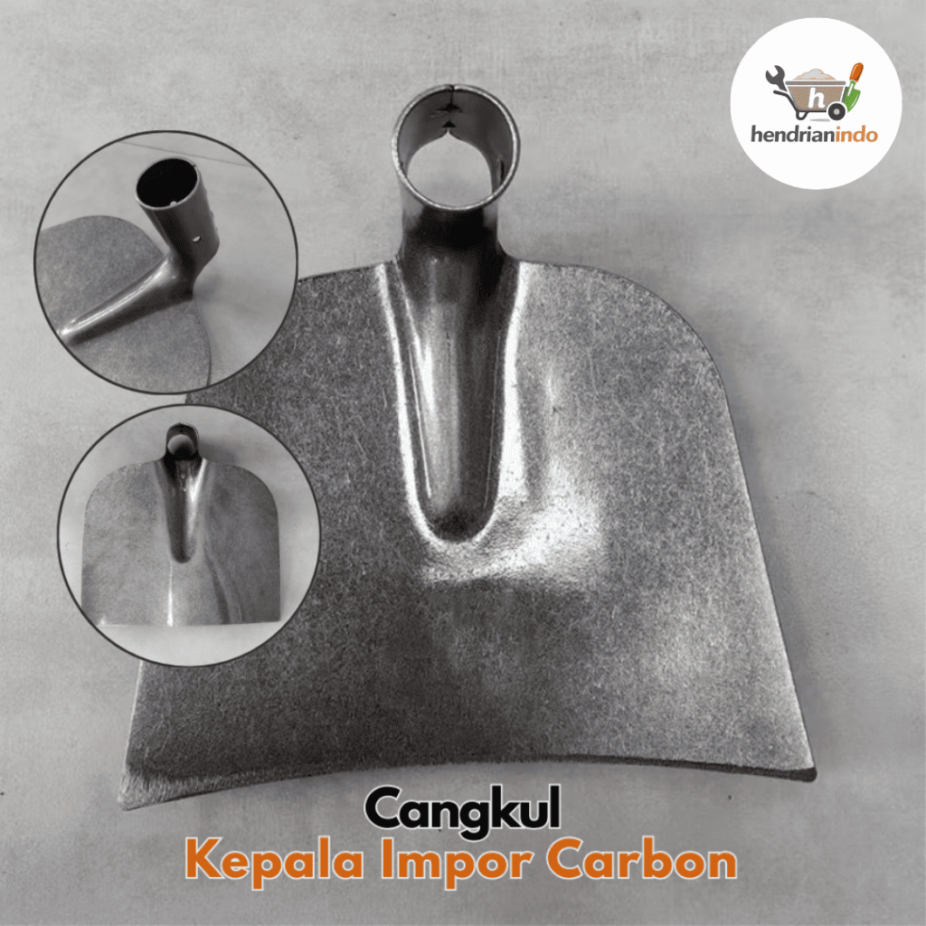 Cangkul Karbon Impor Baja berkualitas tinggi Alat Cangkul Carbon