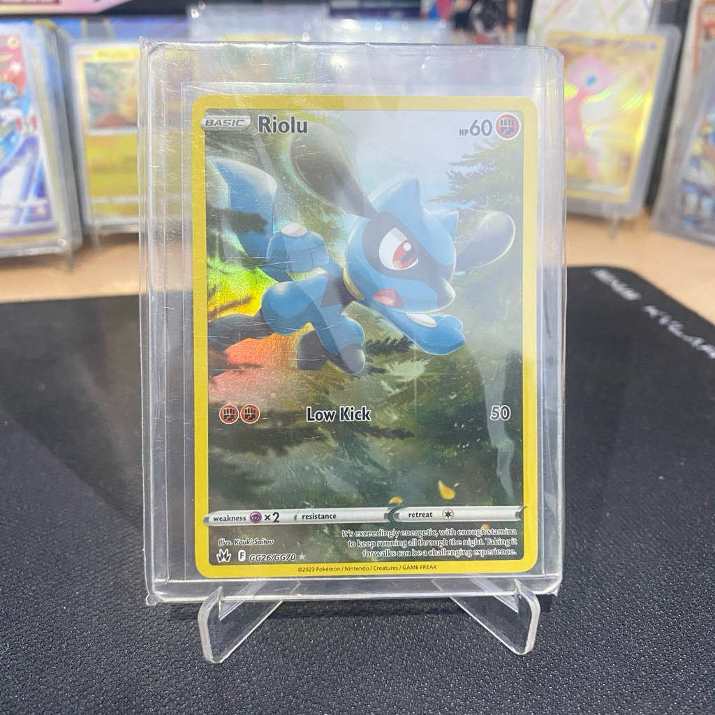 Riolu AR GG26 /GG70 TCG Pokemon CrownZenith 2023 ENG