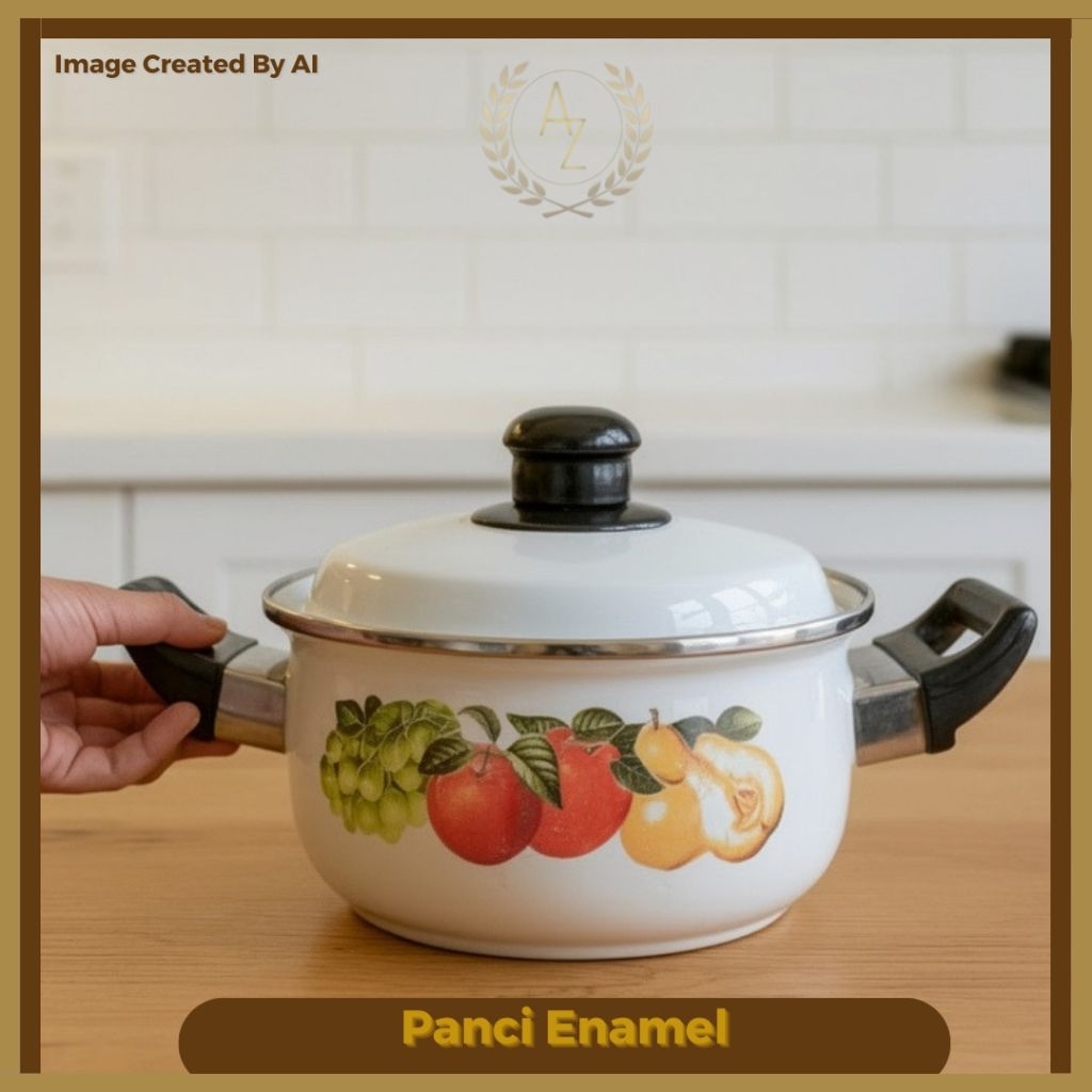 Panci sayur besar - 1pcs +Tutup dengan 2 ganggang/ panci besar untuk sayur / panci murah berkualitas