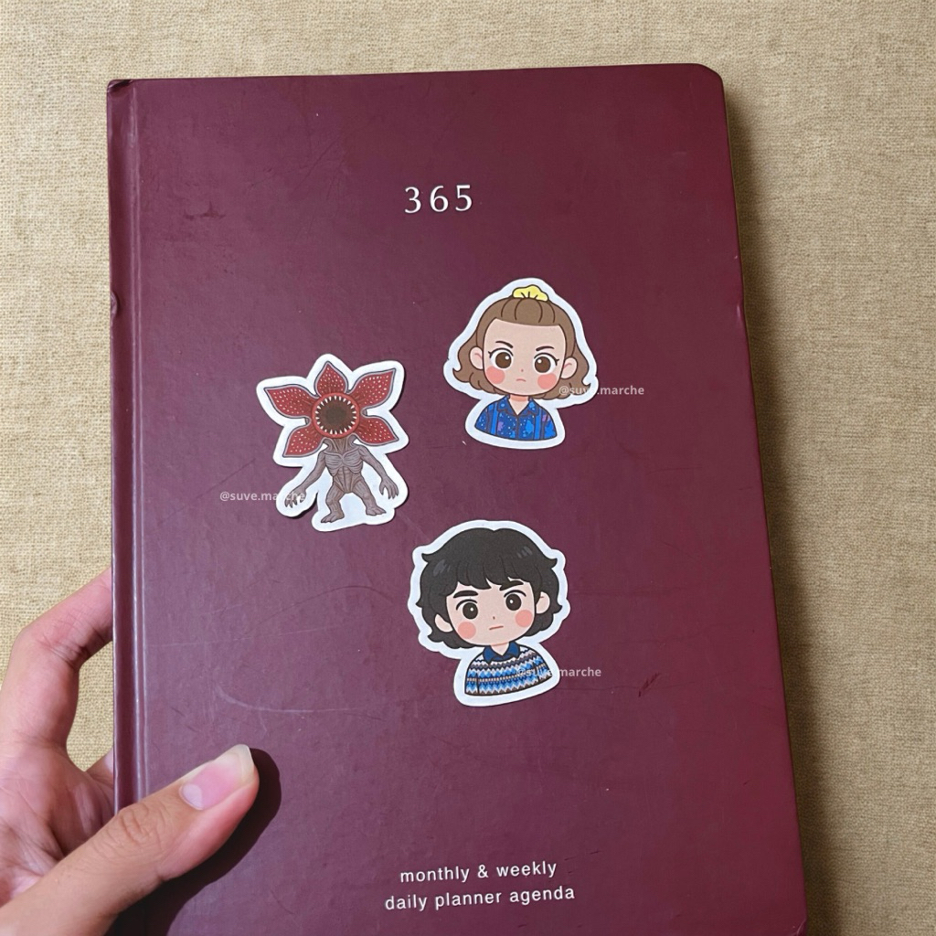Stranger Things Sticker || Stranger Things Merchandise Stiker Lucu