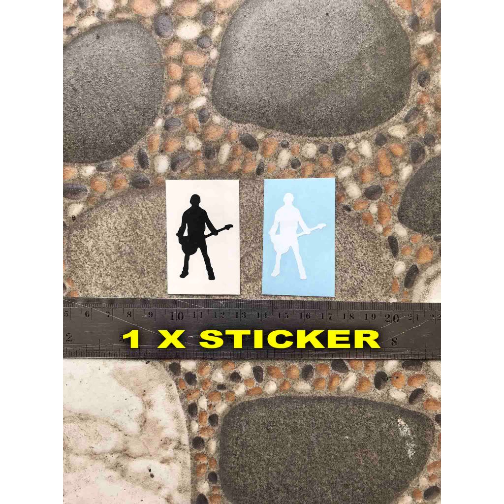 Rockwell Figure Stiker Headstock Gitar & Bass Baseplate Decal Base Plate