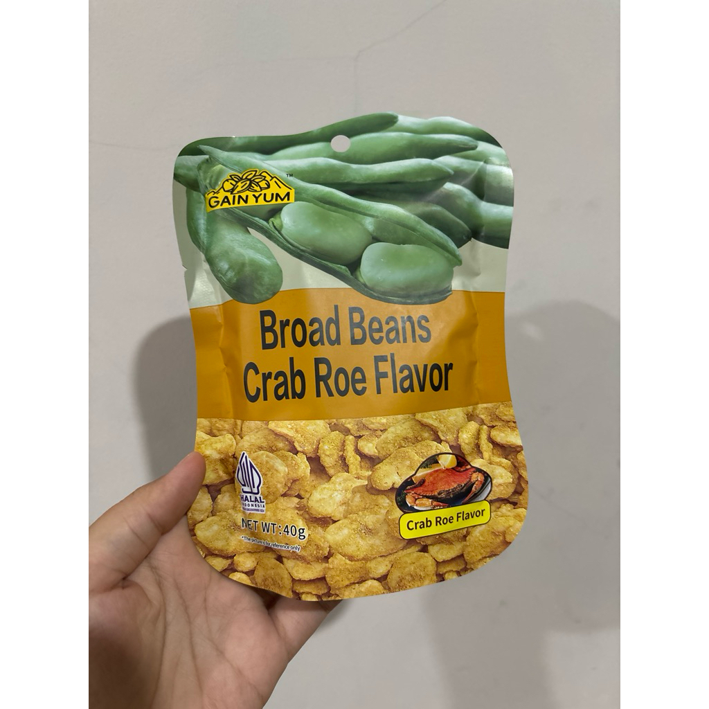 Gain Yum Broad Beans Crab Roe Flavor 40gr