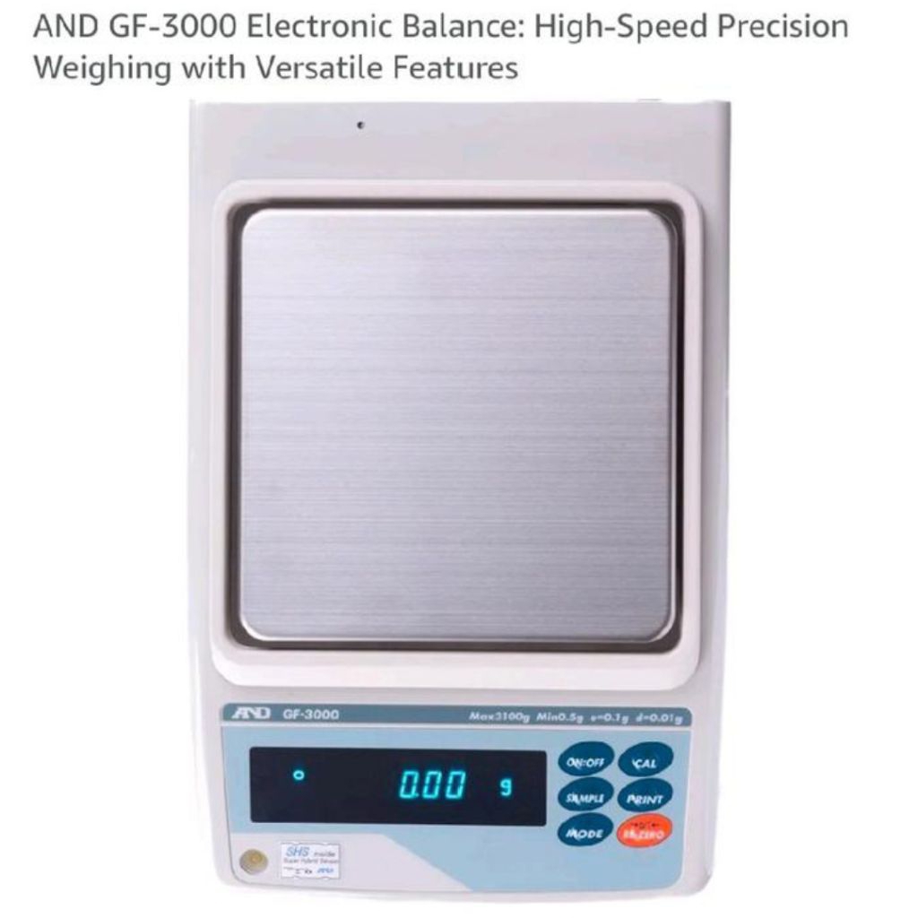 A&D (AND) PRECISION BALANCE GF 3000 TIMBANGAN DIGITAL