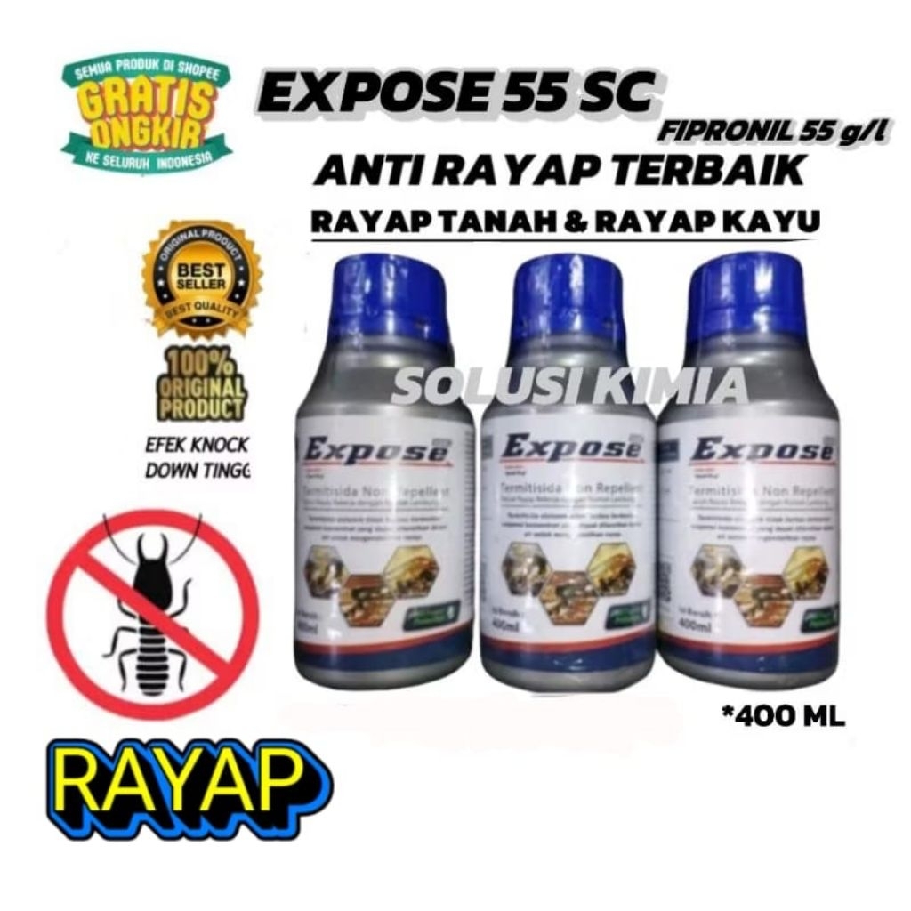 Obat Rayap Expose 55 SC Racun Anti Rayap Ampuh - Obat Basmi Rayap Super Ampuh 400ML