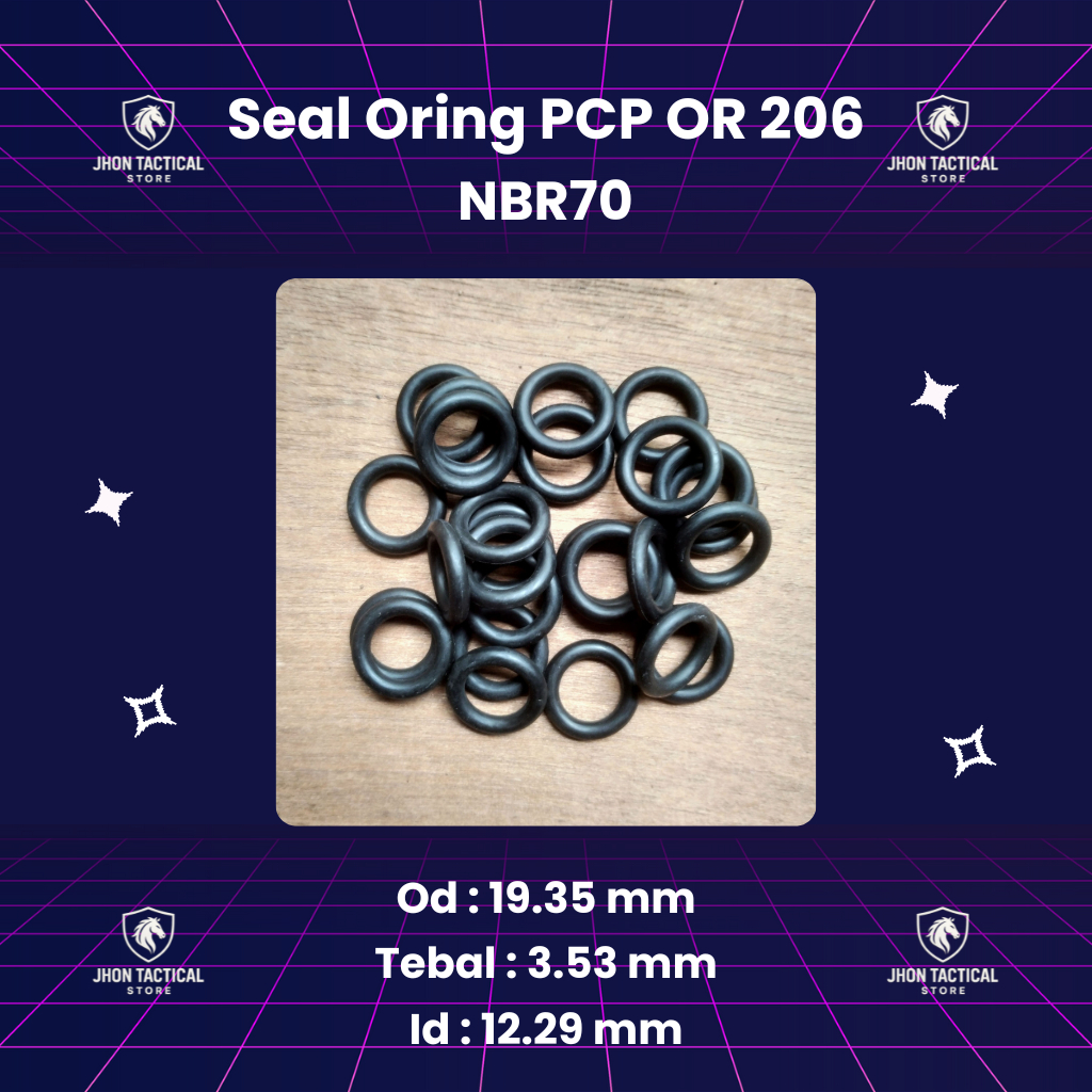Seal Oring PCP OR 206 NBR70 - Karet Seal PCP / Oring Sil PCP