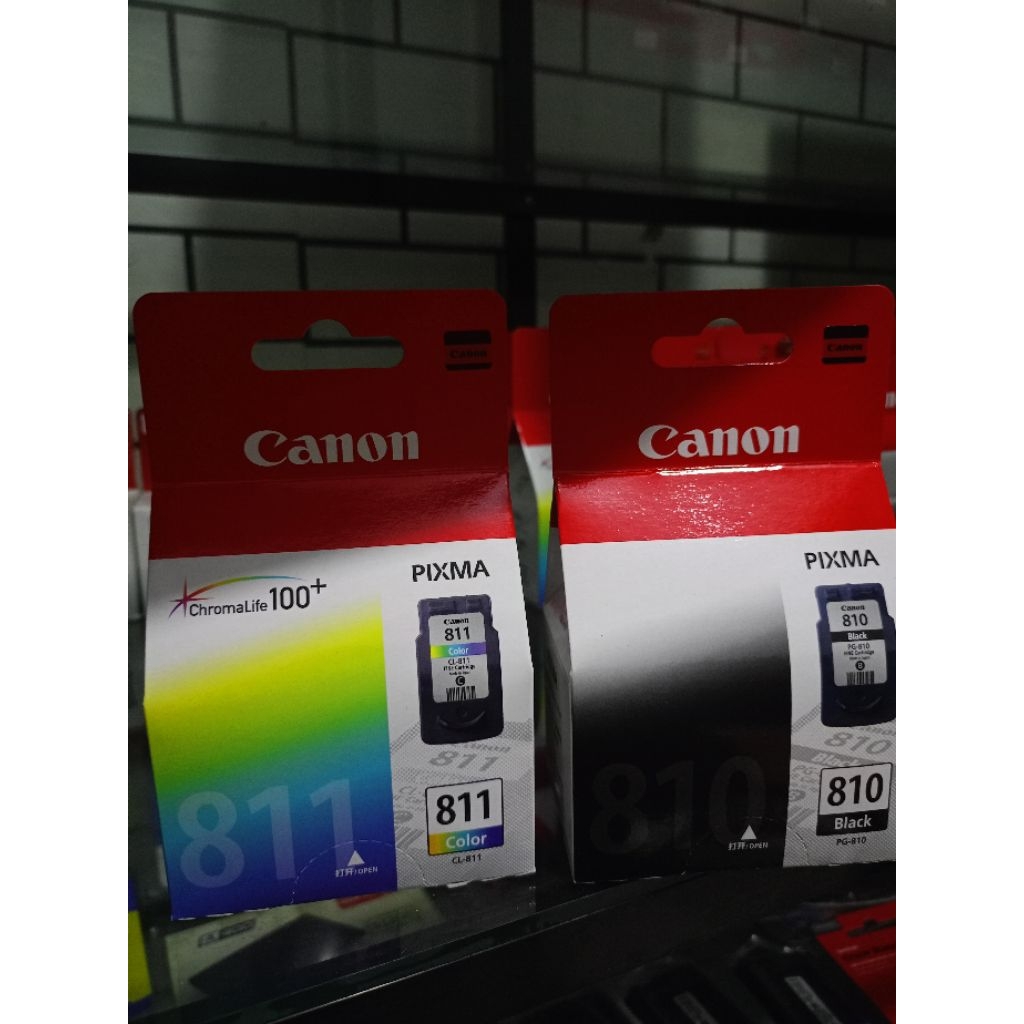 Cartridge Canon 810 & 811 original (100% baru/new)