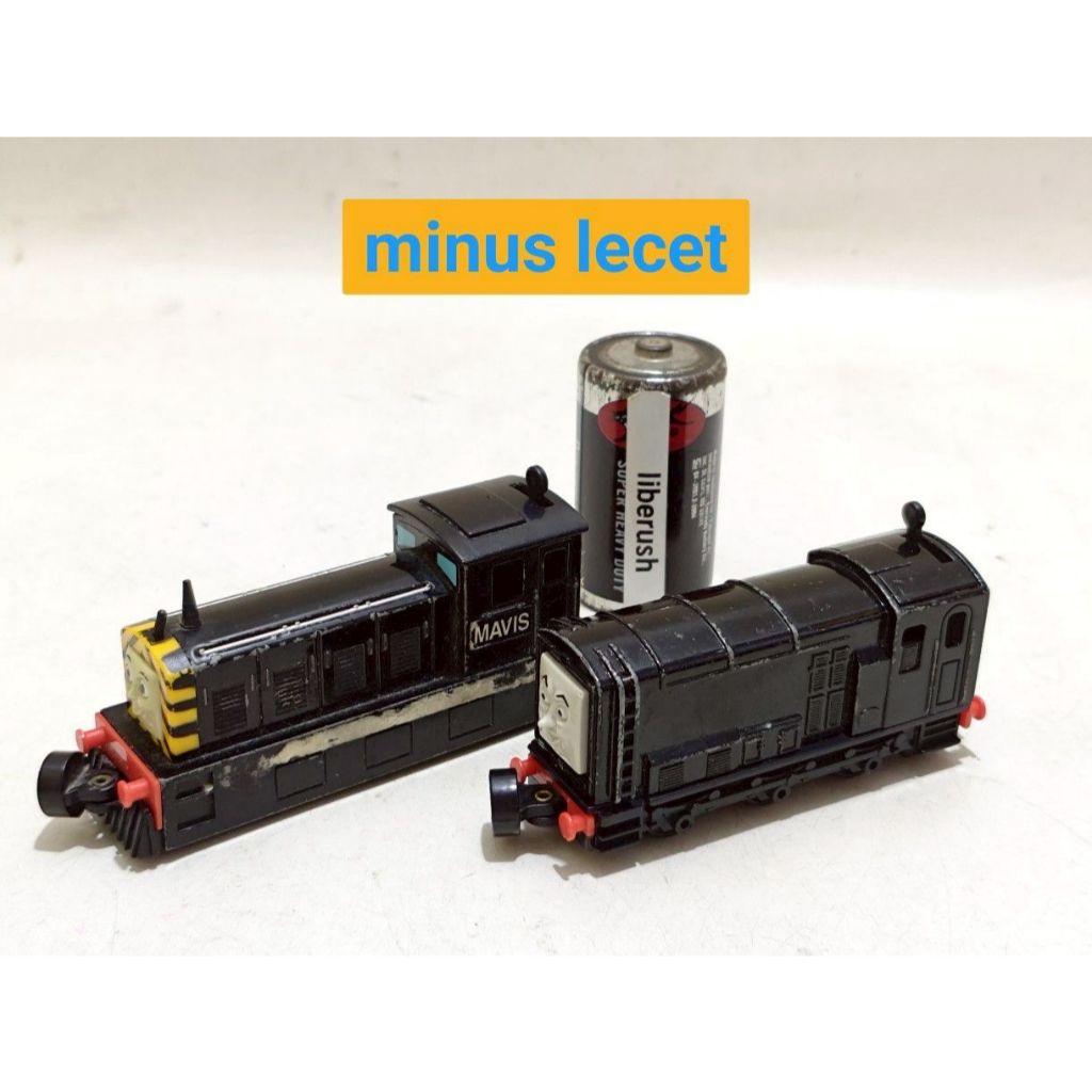 Set Rare vintage bandai diecast Thomas & friends mavis diesel engine plarail shinkansen train miniat