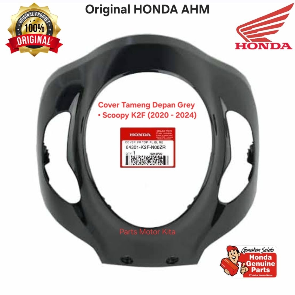 64301K2FN00ZR Cover Tameng Depan Grey Honda Scoopy K2F