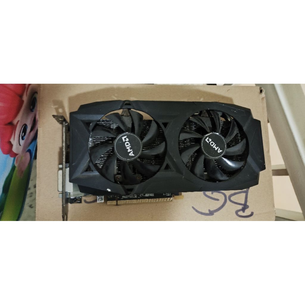 RX 580 4GB DDR5 Bekas no display fan muter normal, no dus unit only