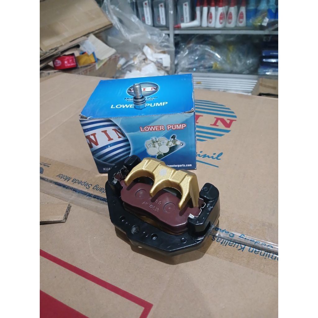 kaliper depan jupiter z/front kaliper jupiter z gold/assy/win kualitas orisinil