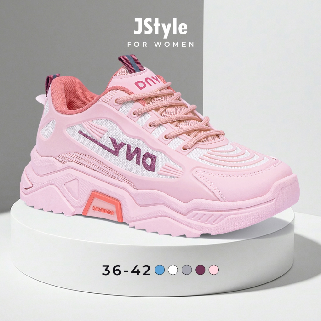 JS Sepatu Olahraga Wanita Sport Shoes Sneakers Kekinian Sepatu Padel Sneaker Anak Perempuan SP-175B
