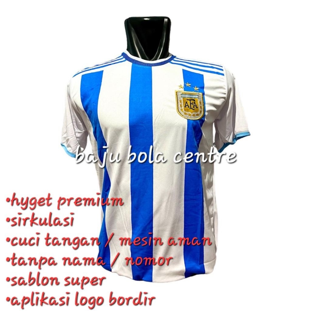 baju bola dewasa argen atasan sepakbola negara futsal olahraga