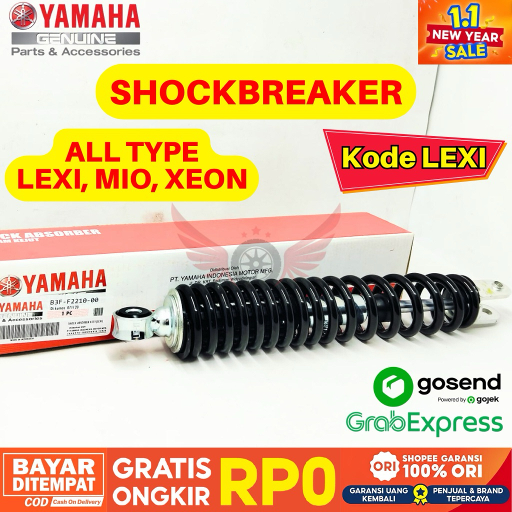LEXI SHOCKBREAKER LEXI ORIGINAL YAMAHA GENUINE PARTS, SHOCKBREAKKER LEXI LX 155, SHOCKBREAKER ORIGIN