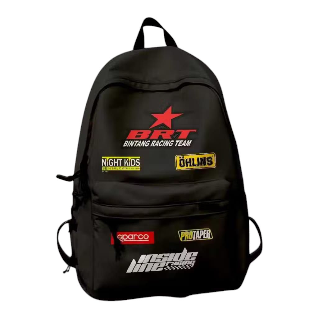 tas ransel sekolah tas gendong pria wanita dewasa tas kulah tas tektop