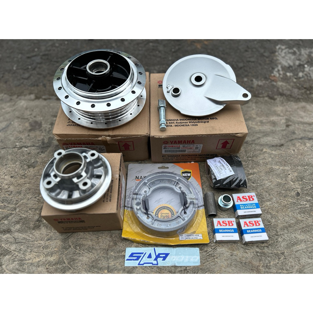 tromol belakang rx king original set krom tinggal pasang bubut gilap tromol king bubut