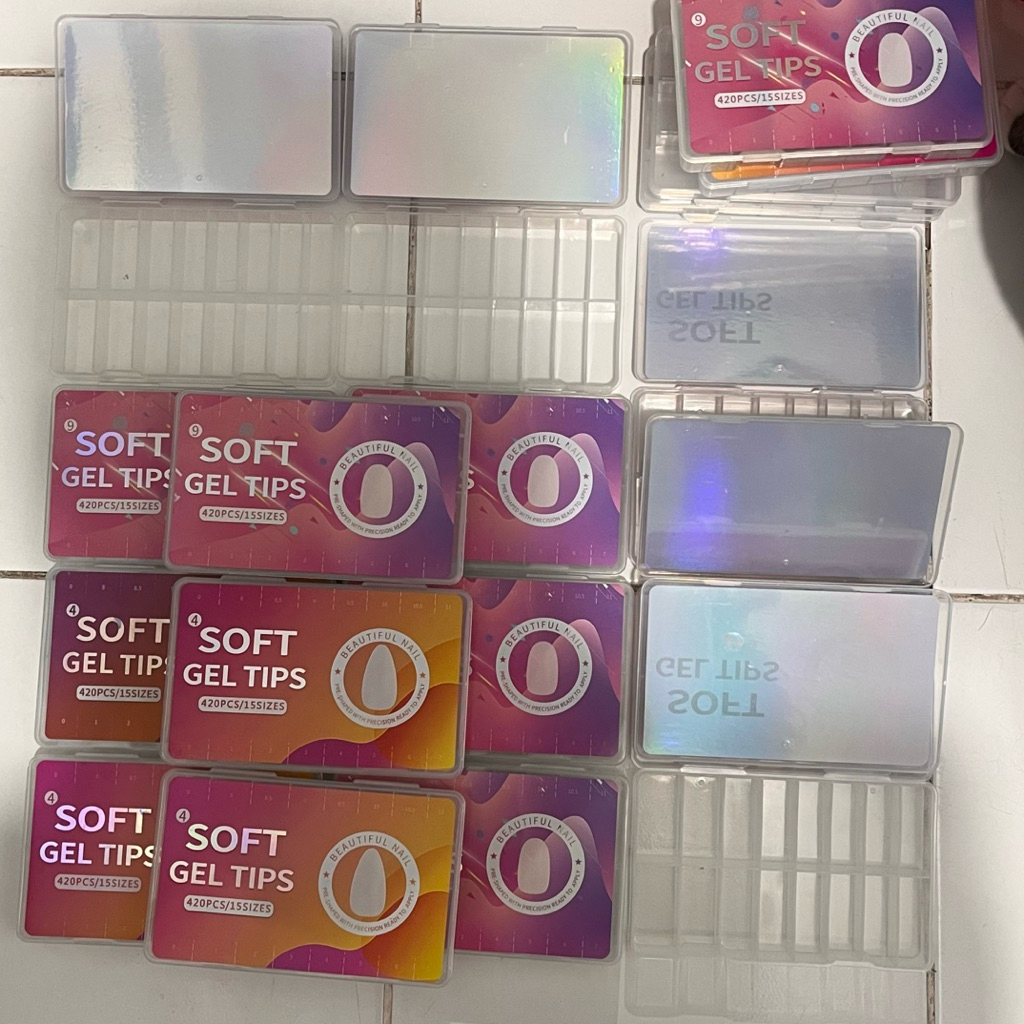 Kotak Organizer Manik-manik Perhiasan Mata Pancing Alat Jahit DIY Bekas Kuku Palsu