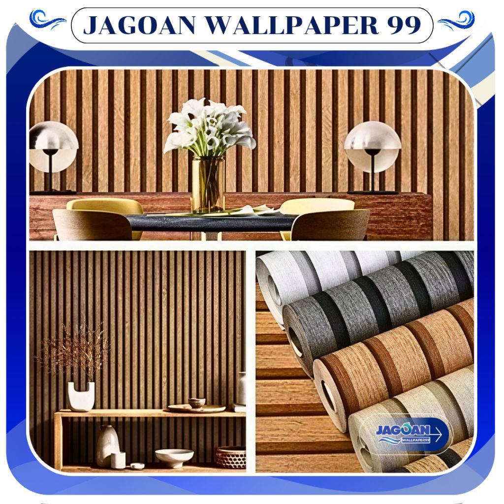 Wallpaper Dinding Panel Coklat Muda Wallpaper Panel Dinding Coklat Muda Wallpaper Dinding Ruang Tamu
