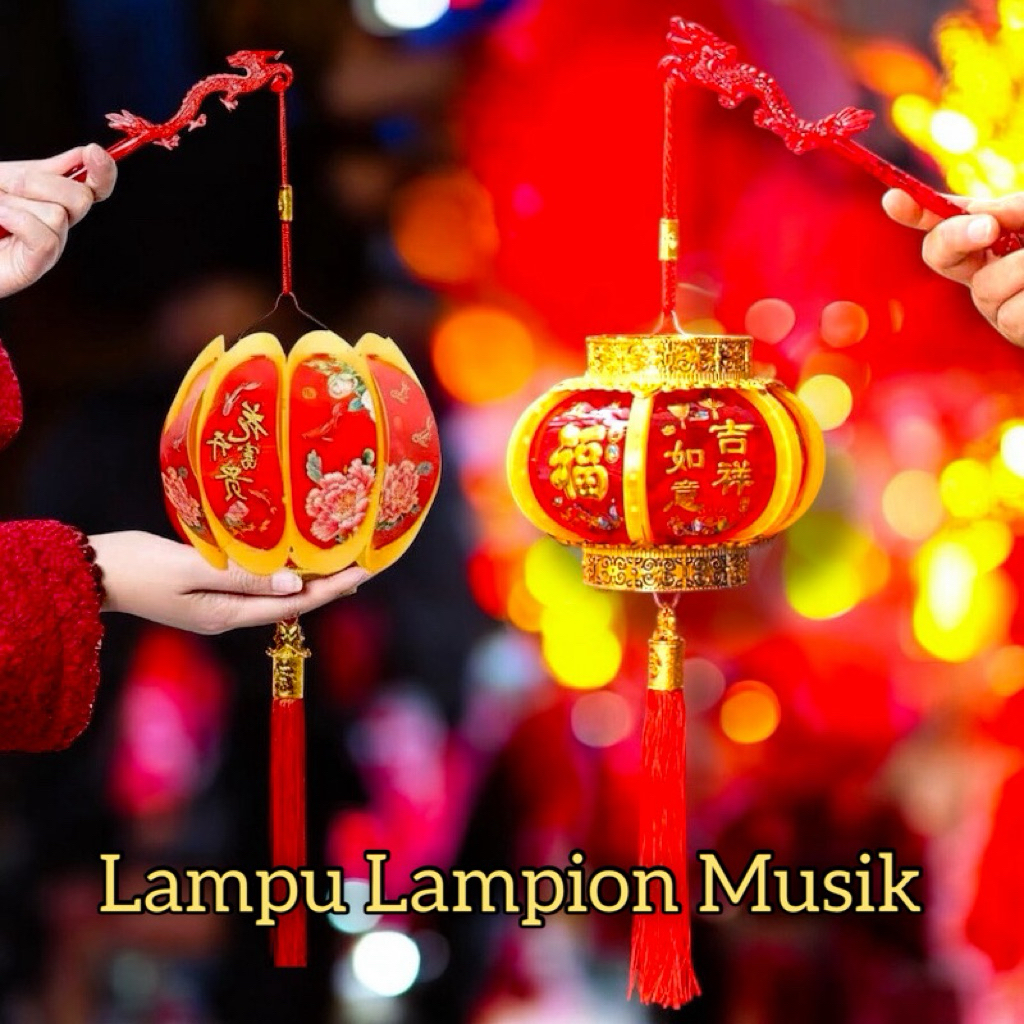 Lampu Lampion Anak Dengan Musik Hiasan Dekorasi Imlek