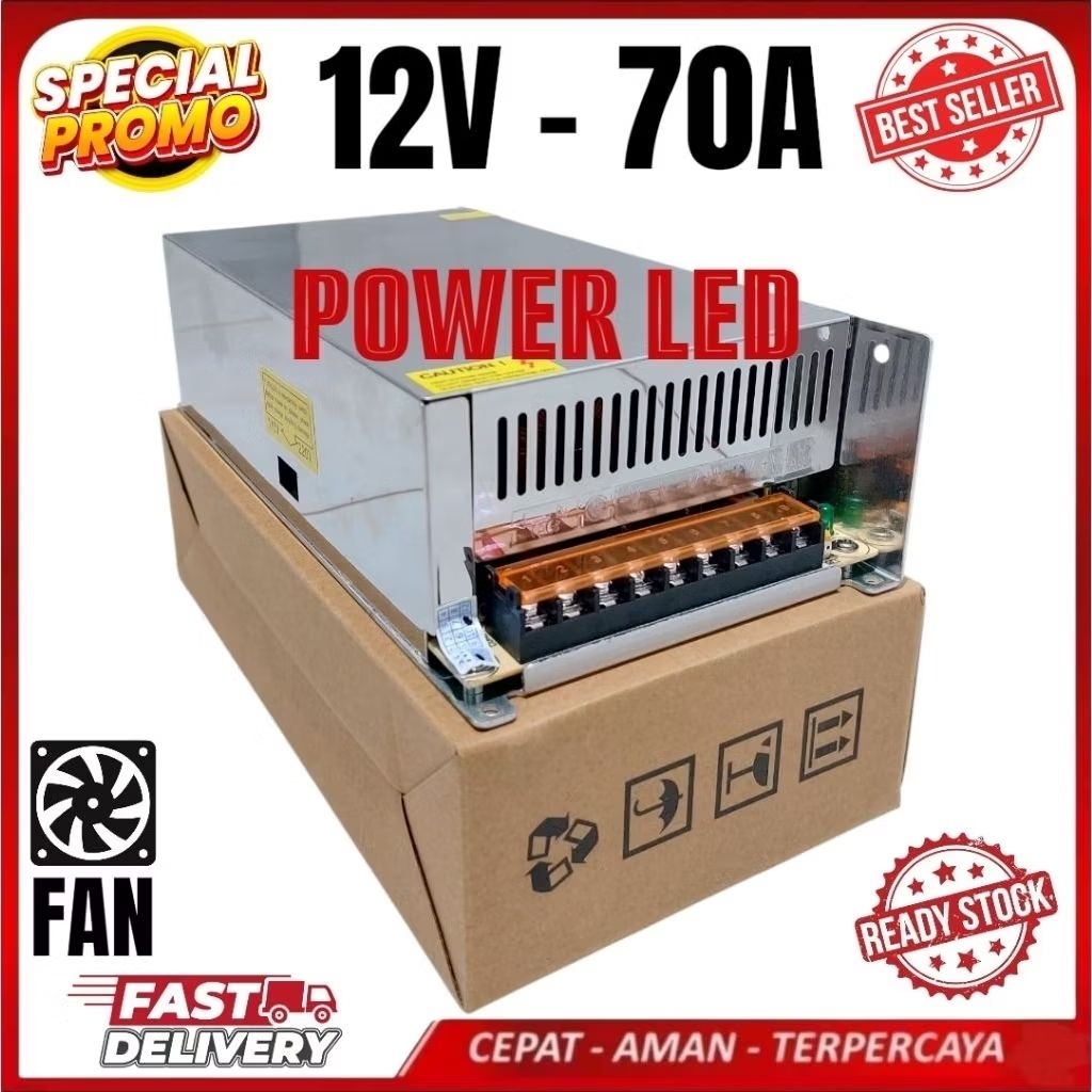 Power Supply Cctv 12V 70A Power Suply Switching 12 Volt 70 Amper PSU 70A 12V