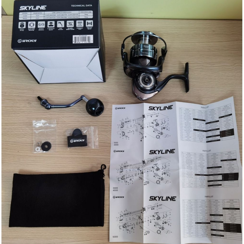 REEL IROLY SKYLINE 4000 DAN 6000