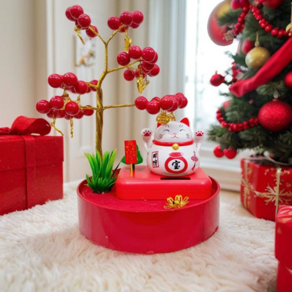 PAJANGAN PATUNG KUCING KEBERUNTUNGAN