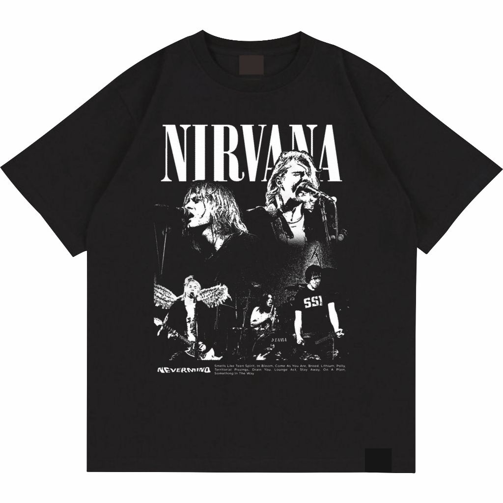 Musicislikemagic - Kaos Band Nirvana - IN UTERO TOUR / Tshirt Musik Rock Metal