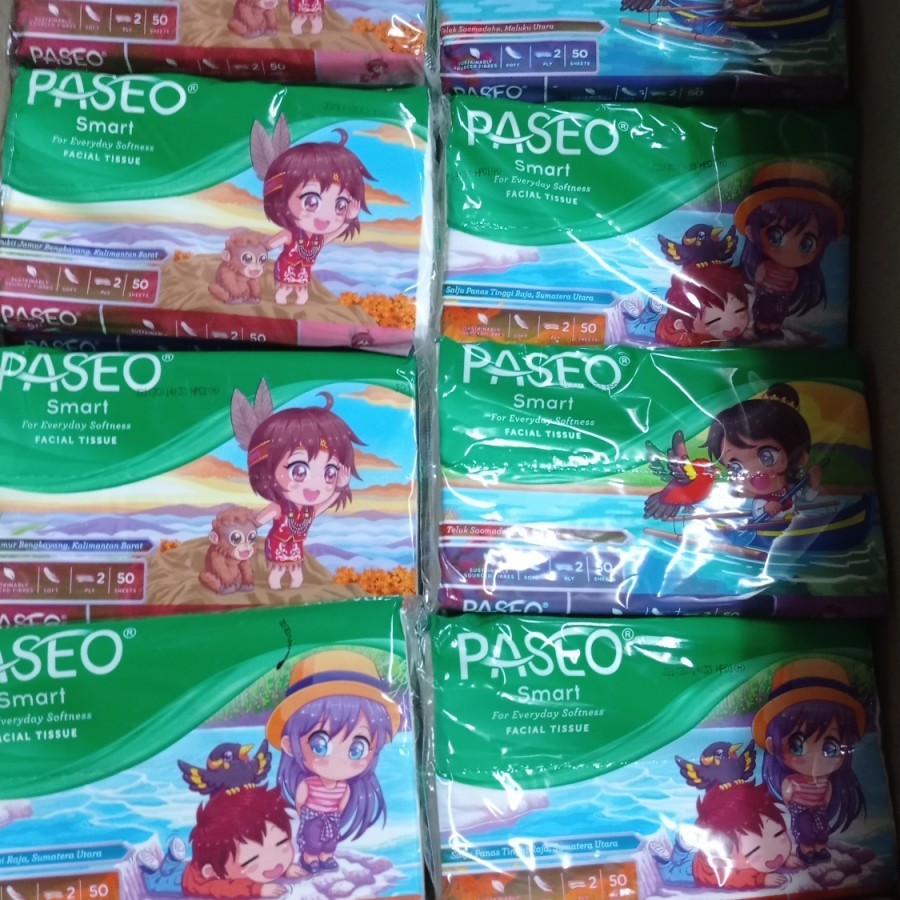 Tissue Tisu paseo travel pack 50 sheet/Tisu kotak Tisu buat di tas